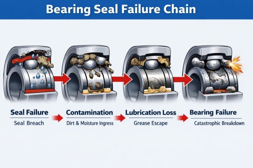 disc harrow bearing operating in dusty soil environment
