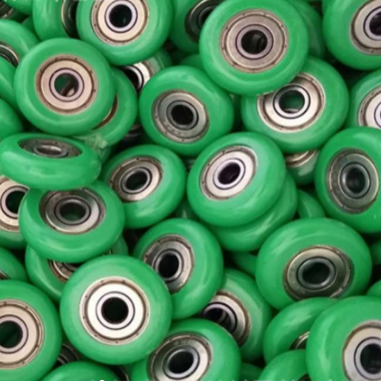 Nylon Plastic Rubber Coated Bearing Pulley manufacturer and supplier in China